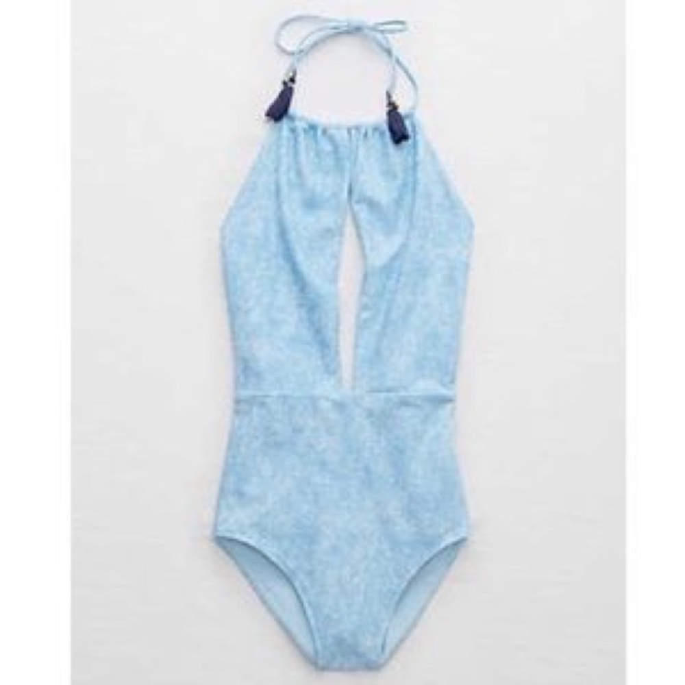 NWT Aerie Tassel Tie One Piece Swimsuit